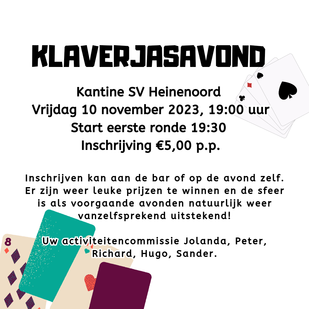 Klaverjastoernooi media